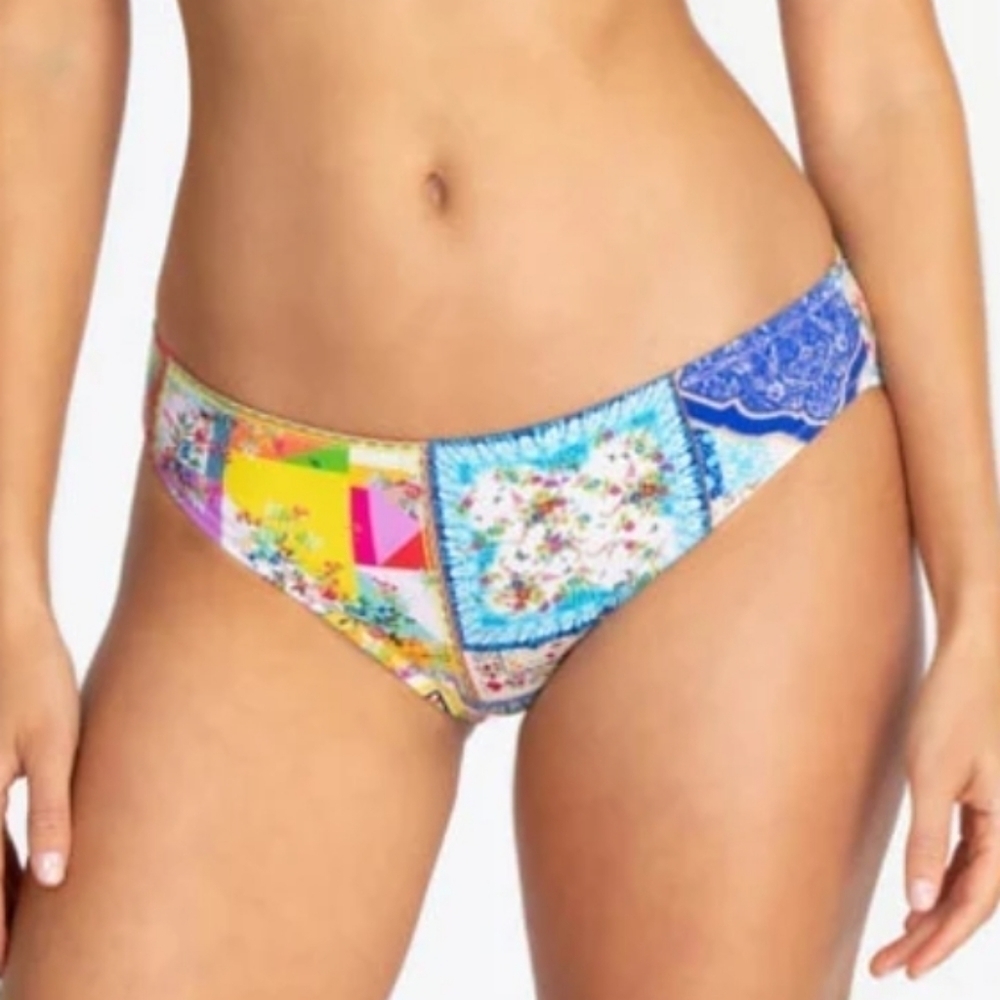 NWT JOHNNY WAS Womens Iva Hipster Bottom swim sz L